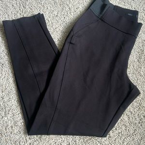 Black ponte leggings